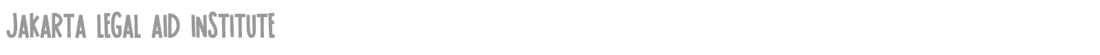 Jakarta Legal Aid Institute font preview